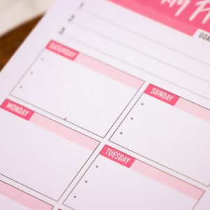 ⁦Free soul Weekly Planner⁩ - الصورة ⁦6⁩