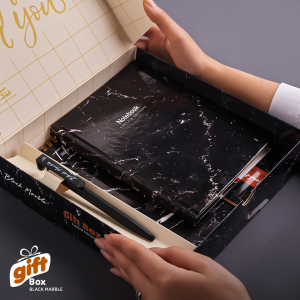 ⁦Black Marble Gift Box⁩ - الصورة ⁦1⁩