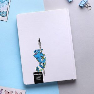 ⁦Blue Chameleon - Notebook (Wired/HardCover)⁩ - الصورة ⁦3⁩