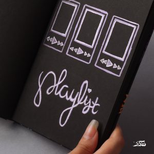 ⁦BLACK SKETCHBOOK PAPER - SILVER EDITION⁩ - الصورة ⁦6⁩