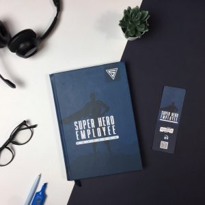 ⁦Super Hero Employee – Blue Black⁩ - الصورة ⁦1⁩