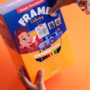 ⁦Space Frame Coloring For Kids⁩ - الصورة ⁦6⁩