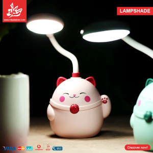 ⁦LampShade - Pink Cat⁩ - الصورة ⁦2⁩