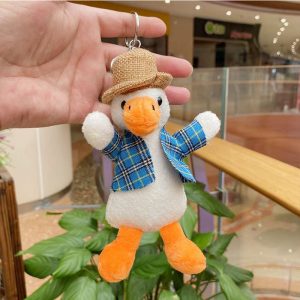 ⁦Keychain – Cute Duck – White⁩ - الصورة ⁦4⁩