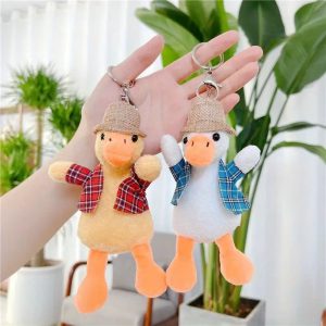 ⁦Keychain – Cute Duck – White⁩ - الصورة ⁦3⁩