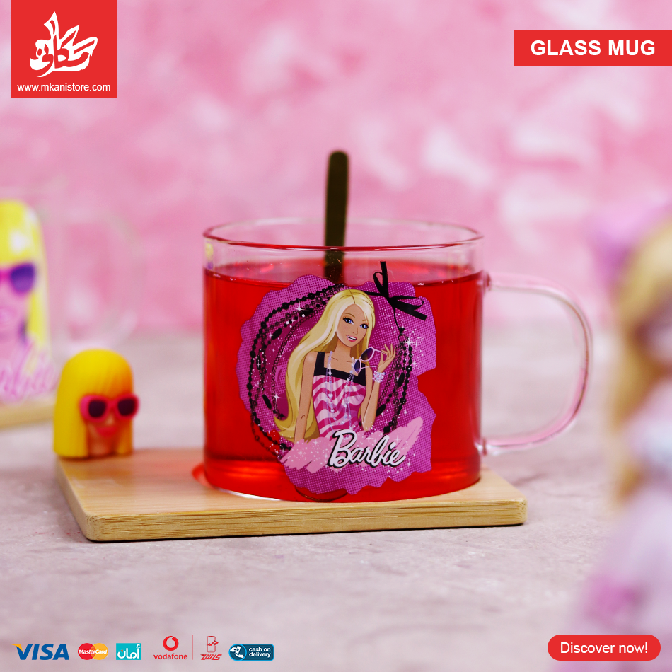 Set Of 3 Pyrex Mug Barbie Funy Mkani
