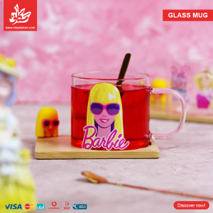 Set Of 3 Pyrex Mug Barbie