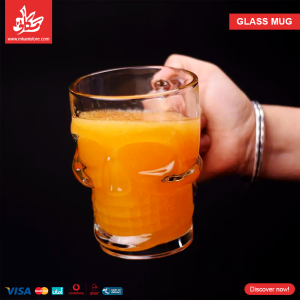 ⁦3D Glass Mug Skull⁩ - الصورة ⁦8⁩