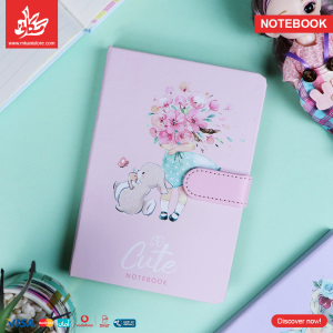 ⁦NoteBook Cute Girl - Pink⁩ - الصورة ⁦1⁩