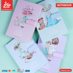 ⁦NoteBook Cute Girl - Light Blue⁩ - الصورة ⁦3⁩