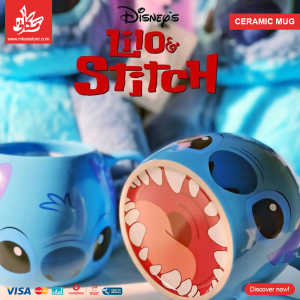 ⁦Ceramic Mug - Stitch Face⁩ - الصورة ⁦4⁩