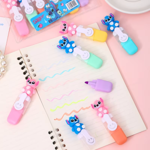 ⁦1Pc Random Highlighter Pen - Stitch⁩ - الصورة ⁦3⁩