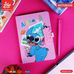 ⁦Notebook With Lock - Stitch Pink⁩ - الصورة ⁦1⁩