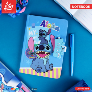 ⁦Notebook With Lock - Stitch Happy⁩ - الصورة ⁦1⁩