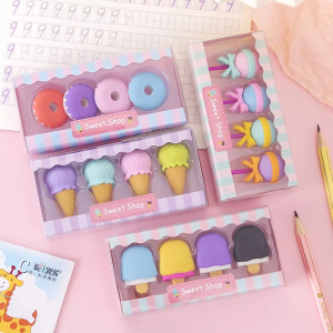 ⁦1Pack Of 3D Random Eraser Sweets⁩ - الصورة ⁦3⁩