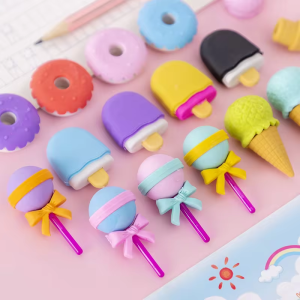 ⁦1Pack Of 3D Random Eraser Sweets⁩ - الصورة ⁦5⁩