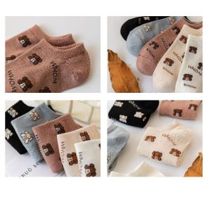 ⁦1Pairs Foot Socks Random – Dog⁩ - الصورة ⁦4⁩