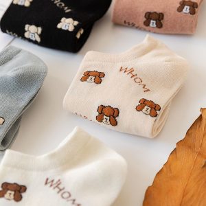 ⁦1Pairs Foot Socks Random – Dog⁩ - الصورة ⁦3⁩