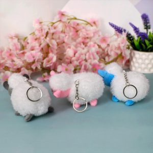 ⁦1Pc Random - Soft Keychain Smile Sheep⁩ - الصورة ⁦4⁩