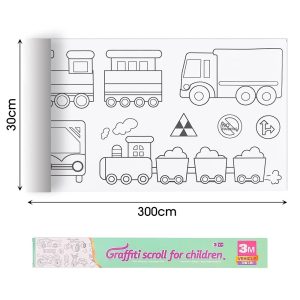 ⁦Coloring Roll - Transportation (3 Meter)⁩ - الصورة ⁦7⁩