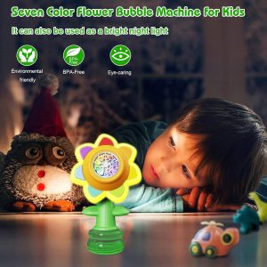 ⁦Swing Flower Bubbles Machine (USB)⁩ - الصورة ⁦7⁩
