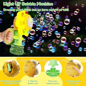 ⁦Swing Flower Bubbles Machine (USB)⁩ - الصورة ⁦8⁩