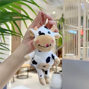 ⁦1Pc Random - Soft Keychain Cow⁩ - الصورة ⁦4⁩
