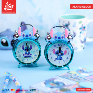 1Pc Random - Metal Alarm Clock - Stitch