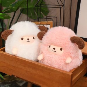 ⁦1Pc Random - Plush Toy Cute Sheep - 40cm⁩ - الصورة ⁦3⁩
