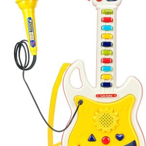 ⁦Musical Guitar For Kids - With Microphone⁩ - الصورة ⁦3⁩