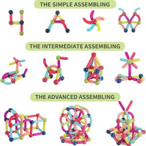 ⁦Magnetic Sticks - 42 Pcs⁩ - الصورة ⁦6⁩