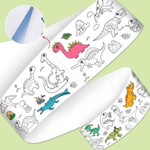 ⁦Coloring Roll - Dinosaur (3 Meter)⁩ - الصورة ⁦3⁩