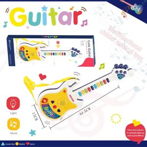 ⁦Musical Guitar For Kids - With Microphone⁩ - الصورة ⁦5⁩