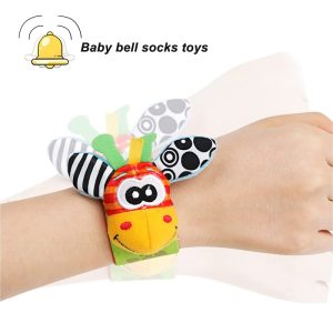 ⁦2Pcs Baby Bracelet - Cow&Zebra⁩ - الصورة ⁦4⁩