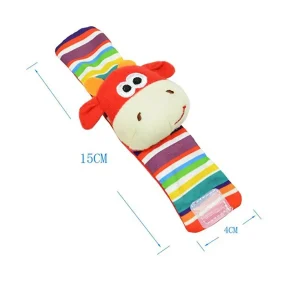 ⁦2Pcs Baby Bracelet - Cow&Zebra⁩ - الصورة ⁦5⁩