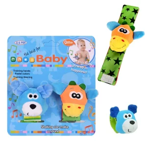 2Pcs Baby Bracelet - Giraffe&Dog