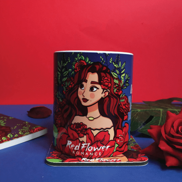 Mug - Red Flower