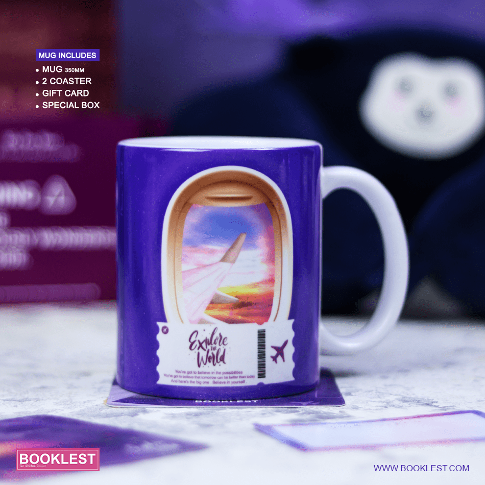 342465 Mug Plane Ticket - الصورة 1