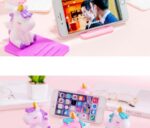 ⁦Unicorn Mobile Holder - Baby Blue⁩ - الصورة ⁦2⁩