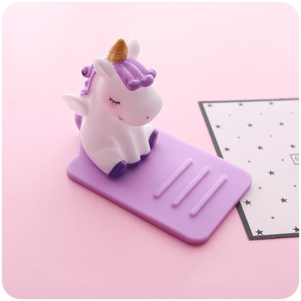 Unicorn Mobile Holder - Purple