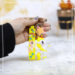 Silicone Keychain Unicorn – Yellow