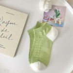 ⁦1Pairs Foot Socks Random – Mint Strawberry⁩ - الصورة ⁦5⁩