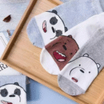 ⁦1Pairs Foot Socks Random – We Bare Bears⁩ - الصورة ⁦3⁩