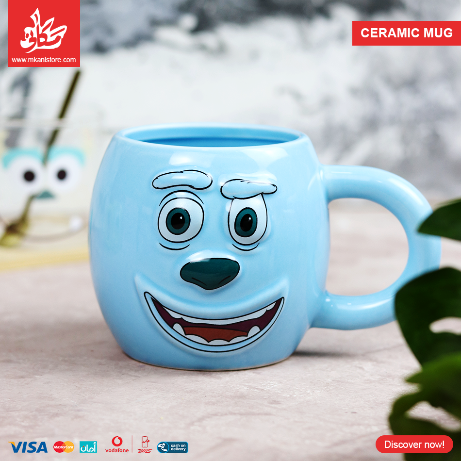 393427 Ceramic Mug – Shalaby Slovan - Baby Blue - الصورة 1