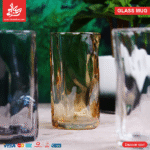 ⁦Glass Mug Irregular Transparent⁩ - الصورة ⁦4⁩
