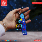 Silicone Keychain Bear Colorful