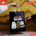 ⁦Gift Bag 3 Bears – Black⁩ - الصورة ⁦2⁩
