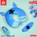 ⁦Neck Pillow & Eye Mask - Stitch Mark⁩ - الصورة ⁦2⁩