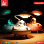 ⁦LampShade – Astronaut – White⁩ - الصورة ⁦2⁩