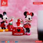 Ceramic Snow Ball - Minnie Mouse